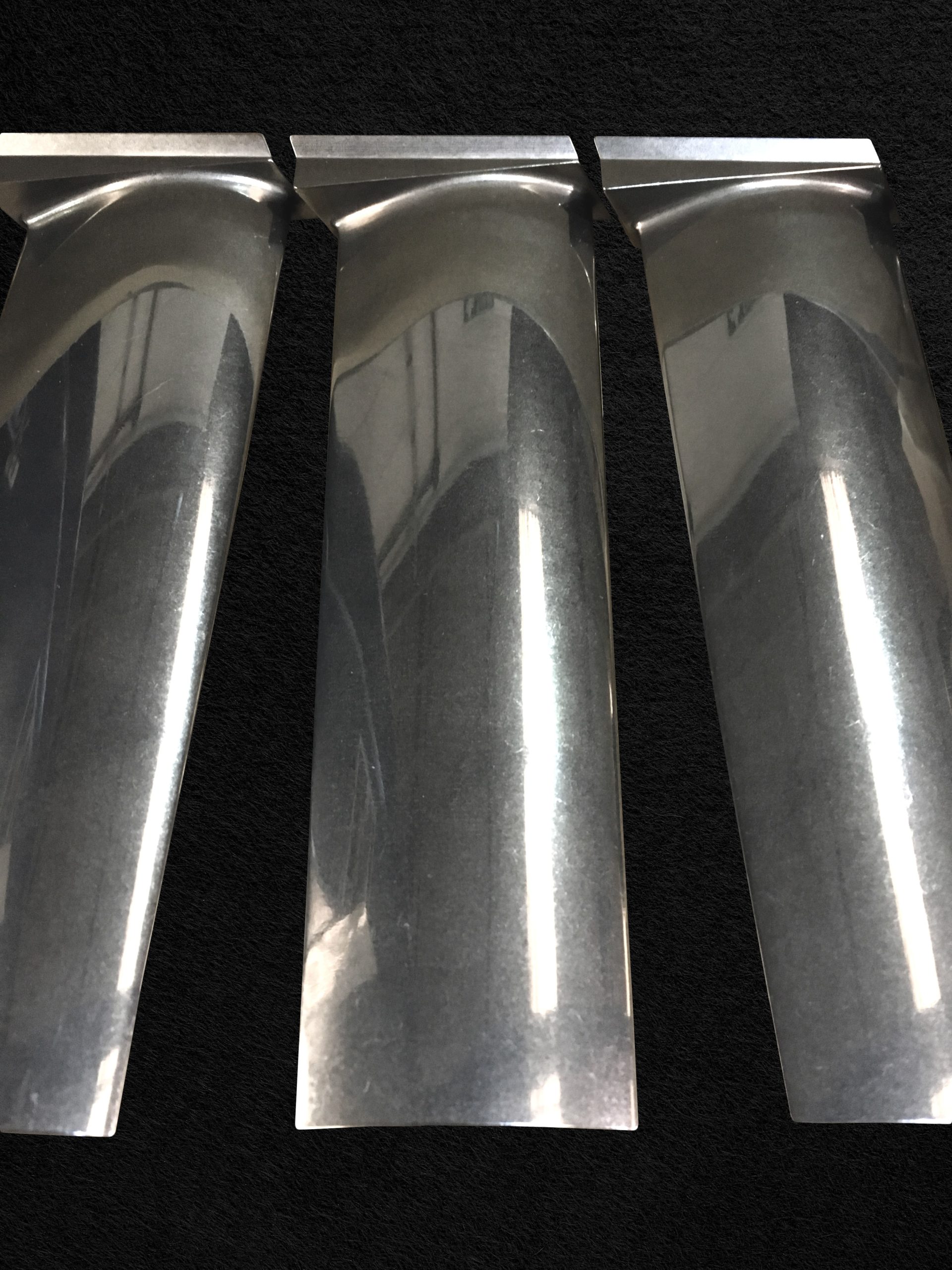 SS Compressor Blades Aerospace REM Surface Engineering