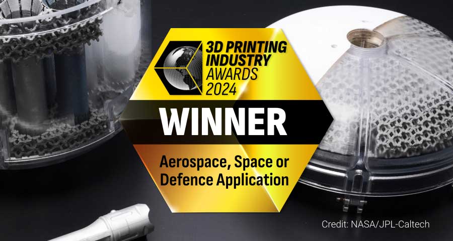 NASA JPL and REM Surface Engineering Win Top Honors at 2024 3DPI Awards