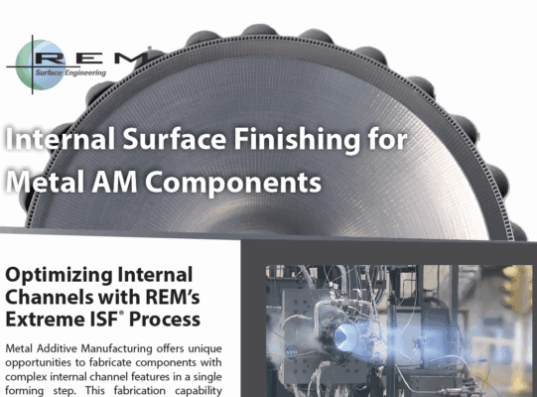 Internal Surface Finishing for Metal AM Components