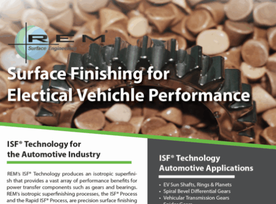 Surface Finishing for Electric Vehichles