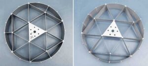 Prototype MSR Fetch Helicopter wheels, shown as-built (left) and after Chemical Polishing (right) [11]